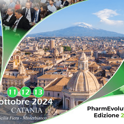 Locandina del PharmEvolution Edizione 2024 a Catania